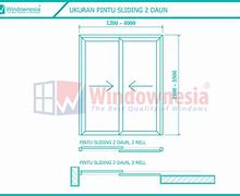 Ukuran Pintu Sliding Aluminium 4 Daun